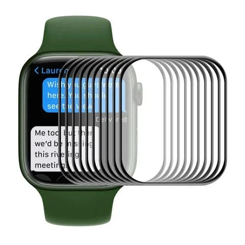 10 PCs Enkay Hat-Prince 3D Película Protectora Curvada HD para Apple Watch 7 41mm (Negro)