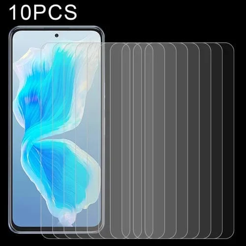 10 PCs Película de Vidrio Templado 0.26mm 9H 2.5D para Tecno Camon 18 Premier