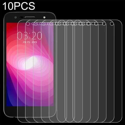 10 PCs Película de Vidrio Templado LG X500 0.26mm 9H 2.5D