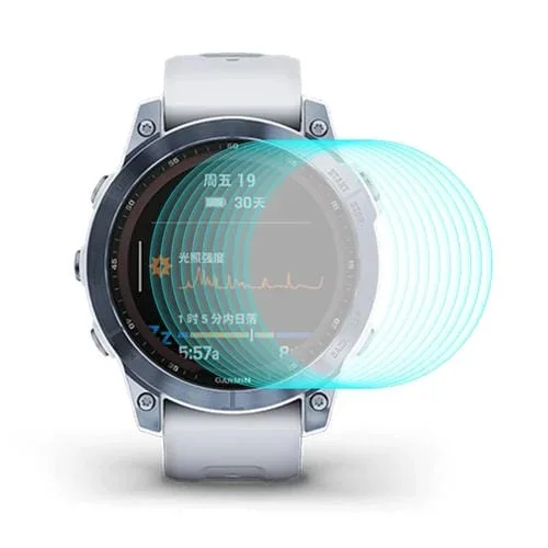 10 Unidades Protector de Cristal Templado Enkay 0.2mm 9H para Garmin Fenix 7