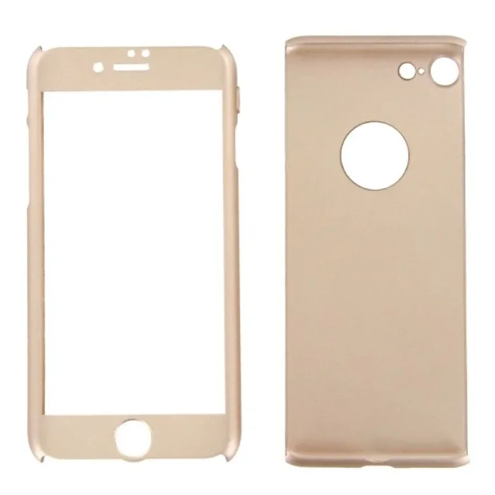 360° case for iphone 7 gold
