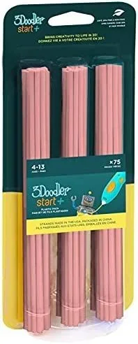3Doodler Start 3DS-ECO18-BPINK-75 material de impresión 3d Plástico compostable Rosa 1 g