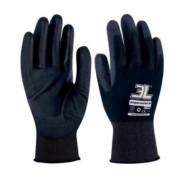 3l guantes supercontact n – talla 10 – color negro
