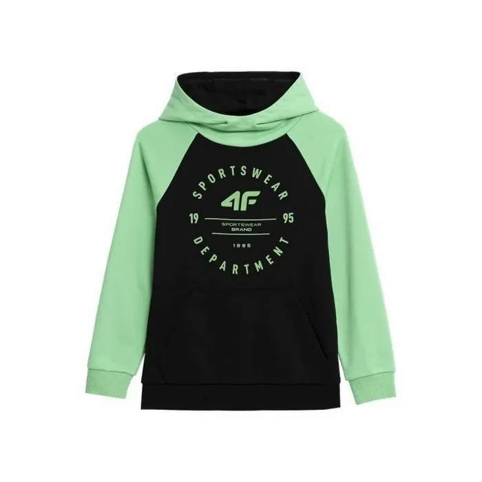 4F JUNIOR Sweatshirt M221, Deep Black, 134 cm para Niños