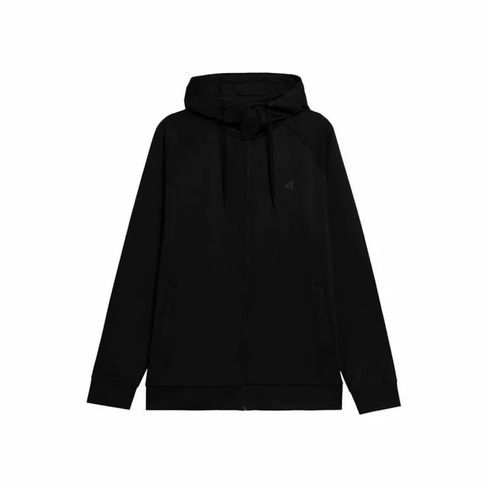 4F Men’s Functional Sweatshirt BLMF350 Jeans, Deep Black, M para Hombre