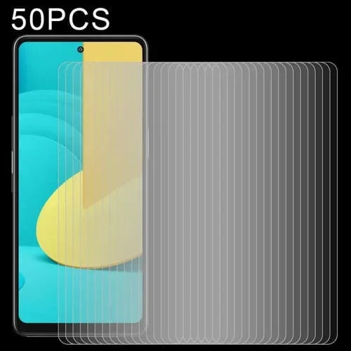 50 PCs Película de Vidrio Templado 0.26mm 9H 2.5D para LG Stylo 7 5G / Stylo 7