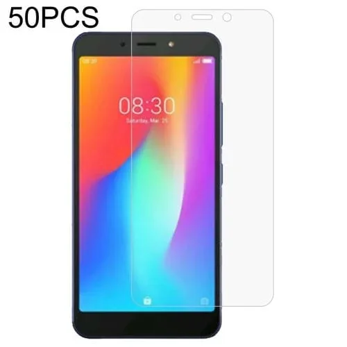 50 PCs Película de Vidrio Templado Infinix Itel P33 0.26mm 9H 2.5D