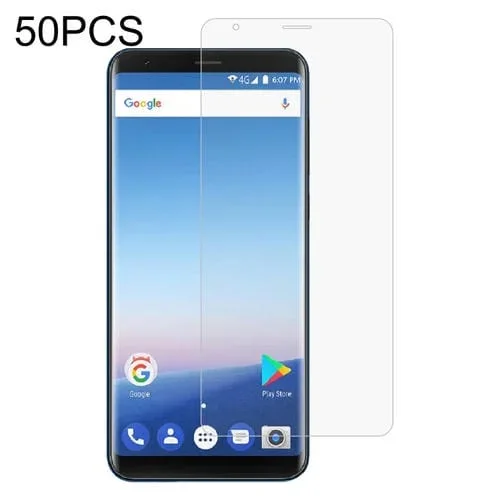 50 PCs Película de Vidrio Templado Ulefone 0.26mm 9H 2.5D Mezcla