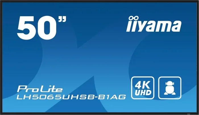 50IN 3840X2160 9.5MS LH5065UHSB-B1AG 5000:1 HDMI DP