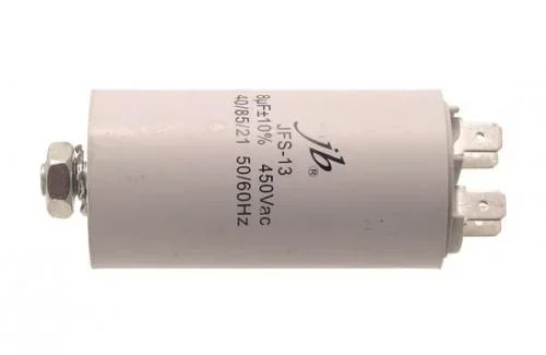 8uF 450Vac Condensador Trabajo Motor Terminal FASTON