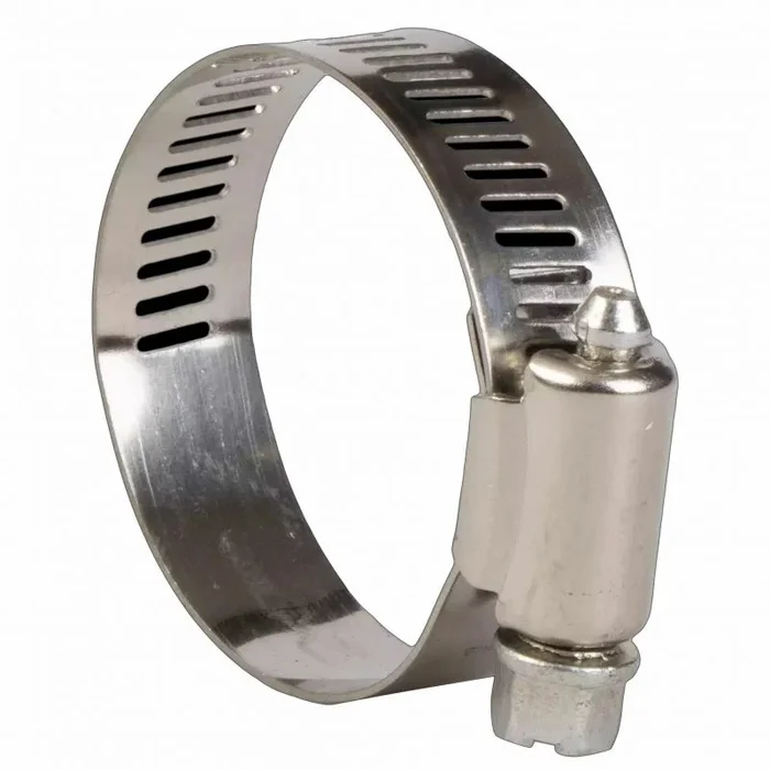 Abrazadera tipo caracol 20-32 mm, 25 unidades, ideal para fijación y sujeción de mangueras, fabricada en acero inoxidable, ajustable, duradera y fácil de instalar.