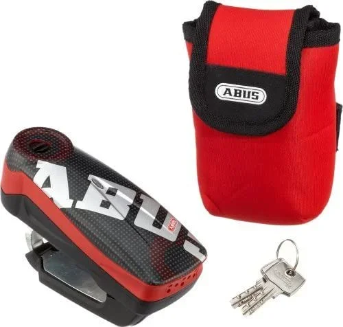 Abus Detecto 7000 RS1 – Candado para Disco de Freno de Motocicleta – 3D detección de posición, Nivel de Seguridad 13