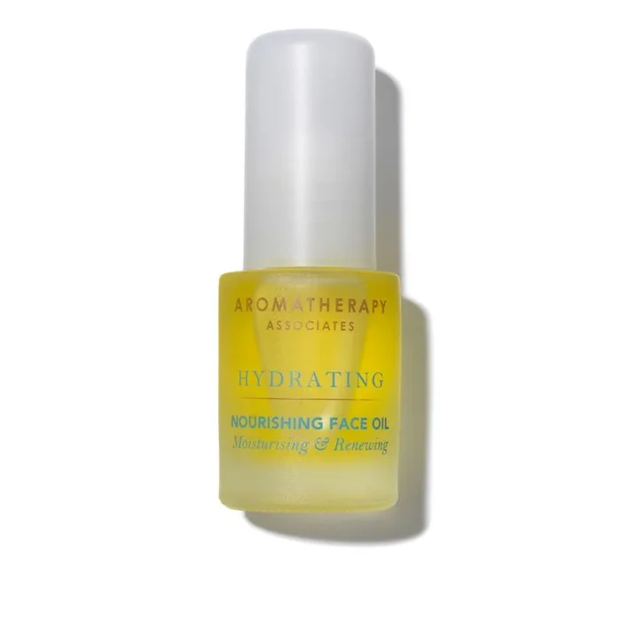Aceite facial calmante Aromatherapy Associates Inner Strength con prebióticos nutre, equilibra y fortalece la piel sensible fórmula ligera 15 ml