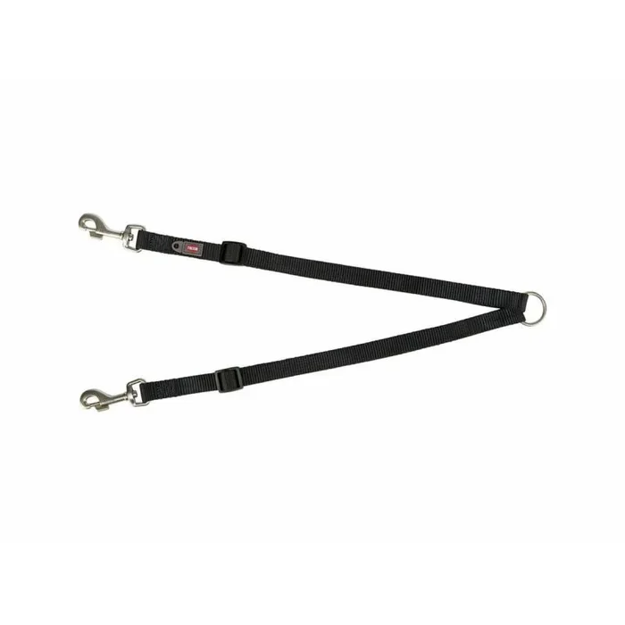 Acople Correa 2 Perros Trixie Premium Negro – Marca: Trixie – EAN: 4053032682160