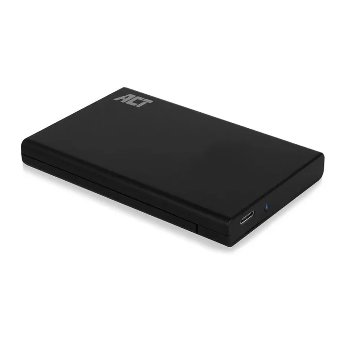 ACT AC1225 caja para disco duro externo Carcasa de disco duro/SSD Negro 2.5″
