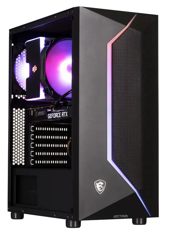 Actina 5901443308935 PC Midi Tower AMD Ryzen™ 3 FX-4100 16 GB DDR4-SDRAM 500 GB SSD AMD Radeon RX 6600 XT Negro