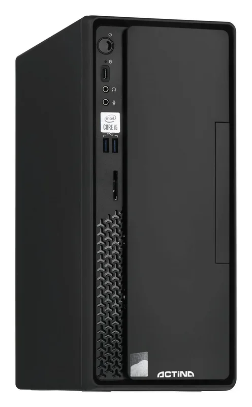 Actina 5901443313731 PC Midi Tower Intel® Core™ i5 i5-10400 8 GB DDR4-SDRAM 1,26 TB HDD+SSD Windows 10 Pro Education Negro