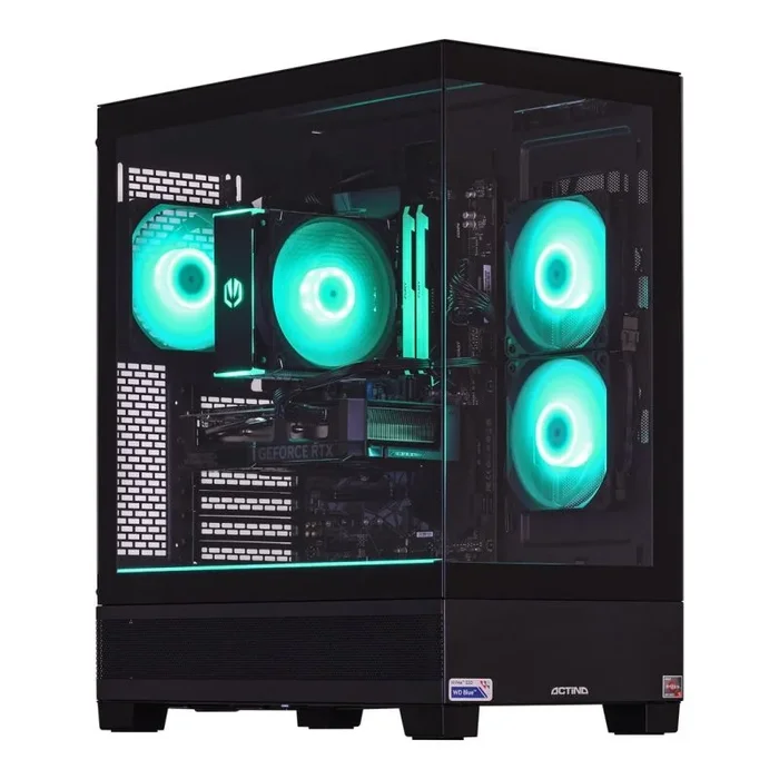 Actina 5901443380795 PC AMD Ryzen™ 5 5600 32 GB DDR4-SDRAM 1 TB SSD NVIDIA GeForce RTX 4060 Midi Tower Negro