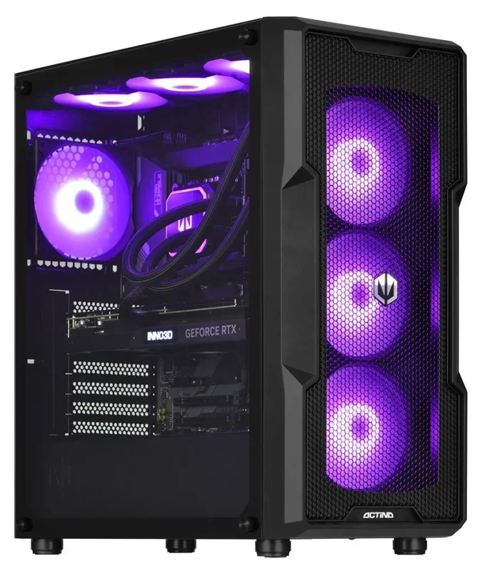 Actina 5901443383970 PC Intel® Core™ i5 i5-13500 32 GB DDR4-SDRAM 1 TB SSD NVIDIA GeForce RTX 4070 Ti Midi Tower Negro