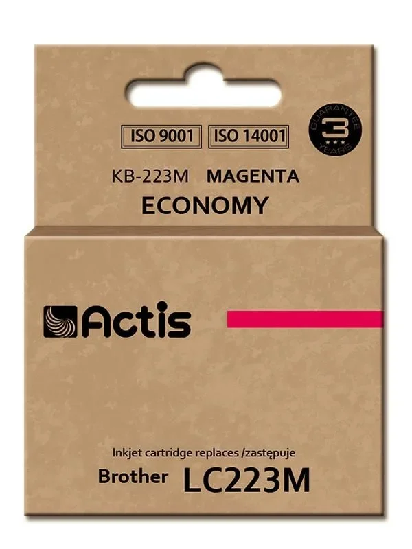 Actis Tinta KB-223M (reemplazo de Brother LC223M; Estándar; 10 ml; rojo)