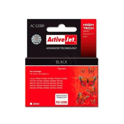 Activejet AC-526BN cartucho de tinta 1 pieza(s) Negro