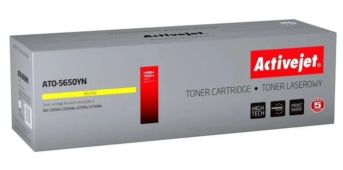 Activejet ATO-5650YN (repuesto OKI 43872305; Supreme; 6000 páginas; amarillo)