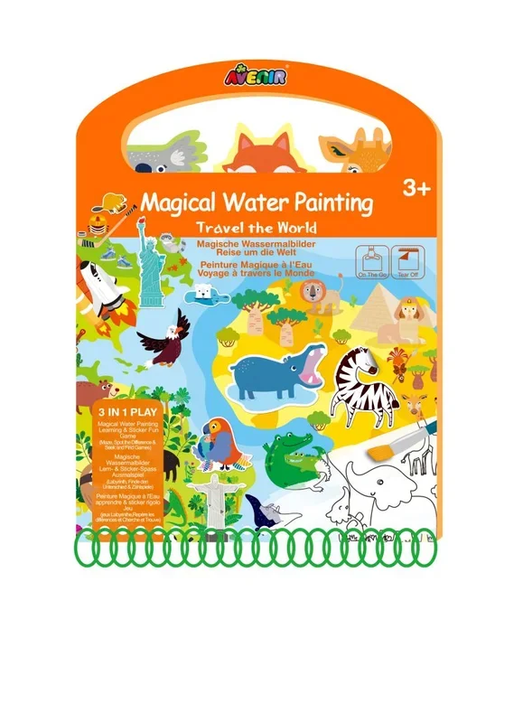 Activity book travel the world