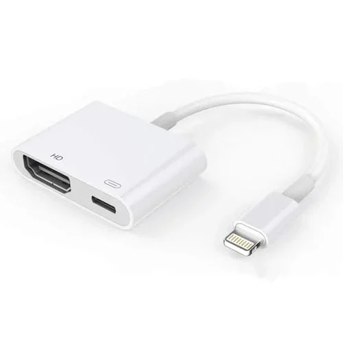 Adaptador AV Digital E-Gin-Lth-002 HDMI 8 Pines con Puerto de Carga USB