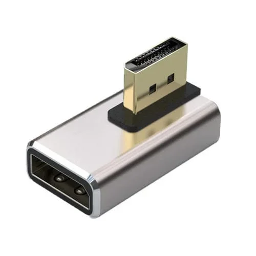 Adaptador Convertidor Displayport Macho a Displayport Hembra 8K PD1.4 Estilo A