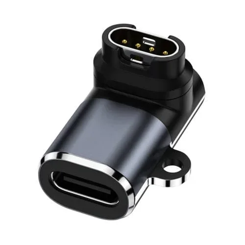 Adaptador de Carga Garmin Interfaz Codo Tipo C 90