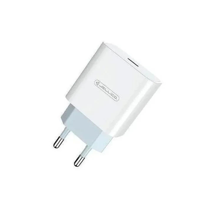 Adaptador de corriente de red usb-c carga rápida 20w blanco