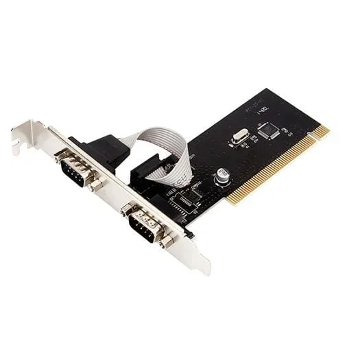 Adaptador de Tarjeta PCI Rs232 Puerto Serie Tx382B 2 Put a 9 Pin COM con Número de Repuestos