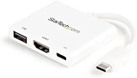 Adaptador Multipuertos USB-C con HDMI – Puerto USB 3.0 – PD de 60W – Blanco