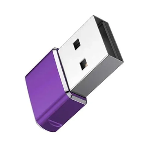 Adaptador Usb 2.0 Macho A a Usb-C Type-C Hembra Wh-7659 2Pcs Soporte Carga y Datos (Púrpura)