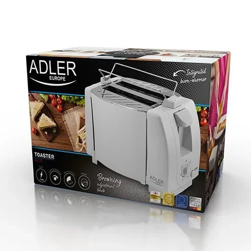 Adler AD 33 2 rebanada(s) 750 W Blanco