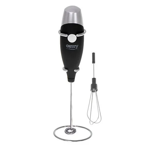 ADLER Camry Espumador de leche con accesorio batidor – batidor de huevos, 2 pilas AA