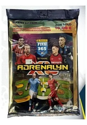Adrenalyn FIFA 365 2024-2025-Megapack Adrenalyn Fifa 365 2024-2025, Color Dorado, Varios (Panini 004911spae)