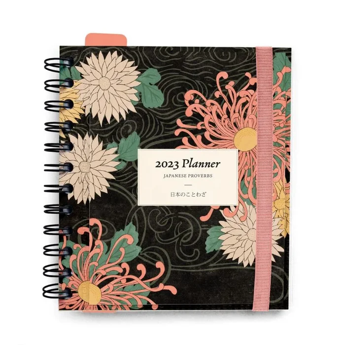 Agenda anual 2023 dia pagina m japanese proverbes