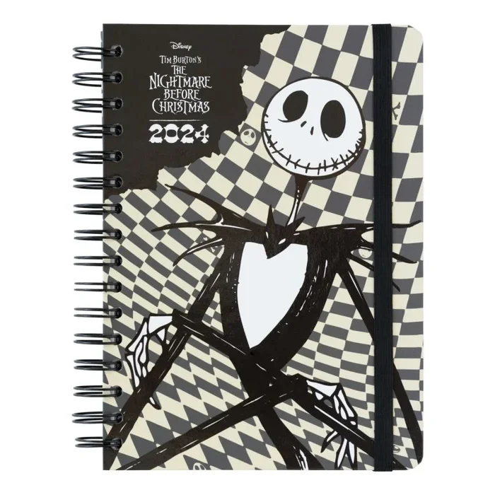 Agenda anual 2024 semana vista a5 pesadilla antes de navidad