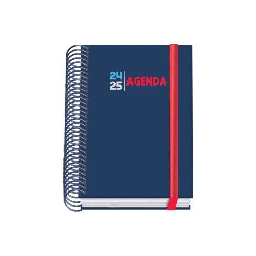 Agenda escolar 2024-2025 tamaño a6 tapa carton forrado día página select prime dohe 51774
