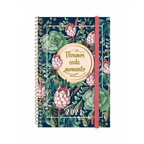 Agenda espiral design collection e5 semana vista 2021 momento finocam
