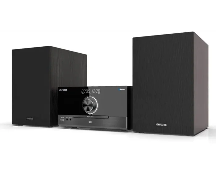 Aiwa msbtu-600 black / microcadena 100w con altavoces