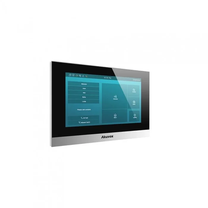Akuvox Indoor-Station C313W-2 with Logo, Touch Screen, 2-Wire, Silver (C313W-2) Marca