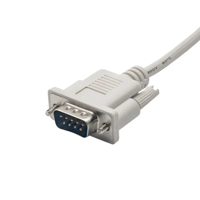 Akyga AK-CO-03 – Cable Adaptador RS-232 DB9 D-Sub 9 Pines Macho a Macho 2 m