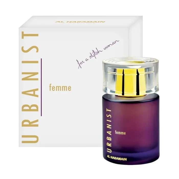 Al Haramain Urbanist Femme Spray 100ml | Eau de Parfume Spray para Mujer | Perfume unisex árabe de lujo