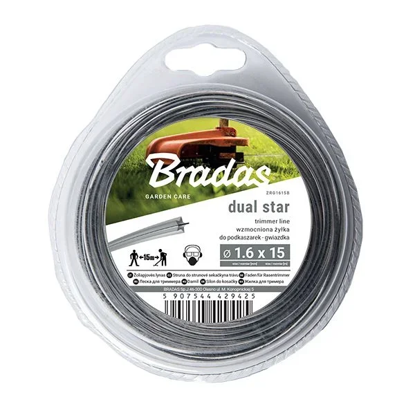 Alambre plastificado con cortador y abrazadera para plantas, Bradas, modelo ZRG2015B, uso en jardinería, fijación flexible, resistente, 15 metros, reutilizable