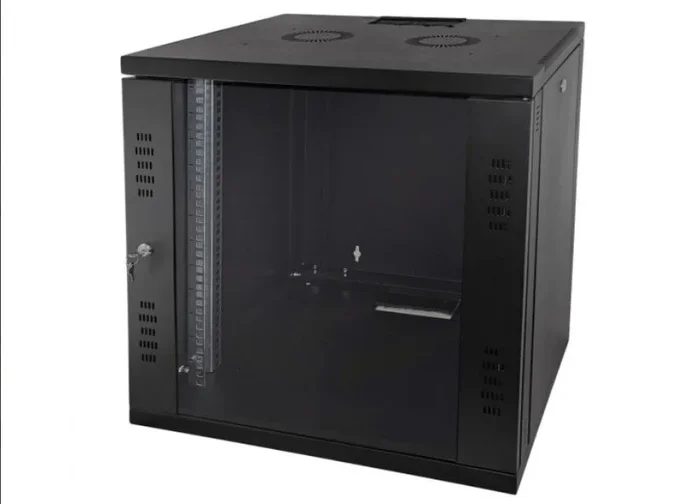 Alantec-szafa wisząca 19″ 15u 450mm czarn flat pack