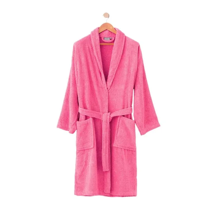 Albornoz Paduana Fucsia 450 g/m² 100 % algodón M