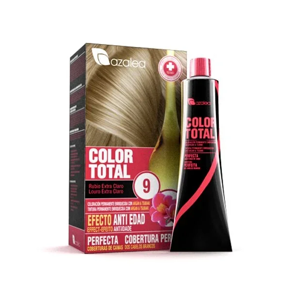 ALEA – Tinte Pelo Mujer – Color Total – Nº 9 – Color Rubio Extra Claro – Coloración Permanente en Crema – Aceite Argán y Tsubaki – Cobertura Total de Canas – Aclara 3 Tonos en Cabellos Naturales