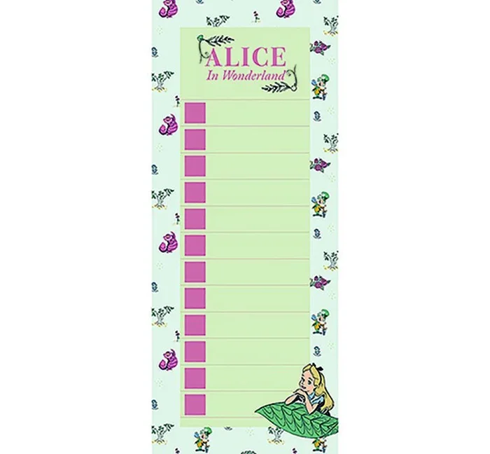 Alice in wonderland (be classy) magentic to do list
